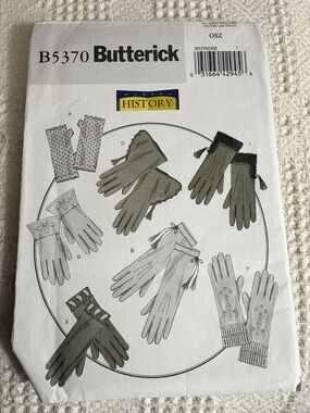 Butterick Pattern B5370 for Women’s Historical Gloves